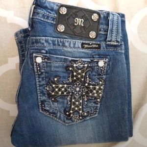 Miss💜 Me mid rise boot jeans size 25